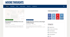 Desktop Screenshot of moorethoughts.com